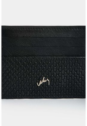 Portadocumento De Cuero Con Textura Para Mujer Senda Portadocumento De Cuero Con Textura Para Mujer Senda Negro VÉLEZ