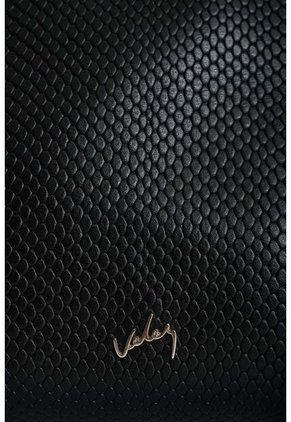 Bowling Nectaria En Cuero Grabado Para Mujer Bowling Nectaria En Cuero Grabado Para Mujer Negro VÉLEZ