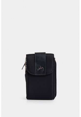 Manos Libres Astra En Lona Para Mujer Detalle Cuero Manos Libres Astra En Lona Para Mujer Detalle Cuero Negro VÉLEZ Vélez