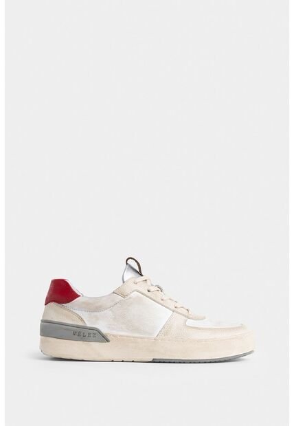 Tenis Clavel En Combinación De Cueros Para Mujer Casual Tenis Clavel En Combinación De Cueros Para Mujer Casual Blanco 37 VÉLEZ