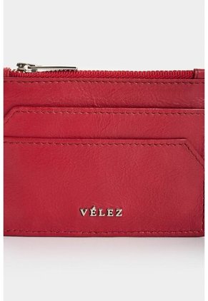 Portadocumento De Cuero Para Mujer Dalia Portadocumento De Cuero Para Mujer Dalia Rojo VÉLEZ