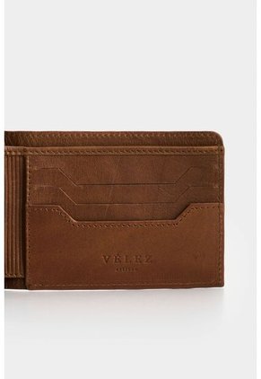 Billetera De Cuero Para Hombre Tessa Billetera De Cuero Para Hombre Tessa Miel VÉLEZ