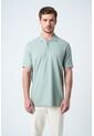 Polo Para Hombre Semi Fit Detalle Jacquard Polo Para Hombre Semi Fit Detalle Jacquard Agua Marina XXL VÉLEZ de Vélez