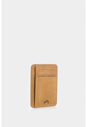 Porta Tarjetas Vértice De Cuero Para Hombre Detalle Rayas Porta Tarjetas Vértice De Cuero Para Hombre Detalle Rayas Miel VÉLEZ