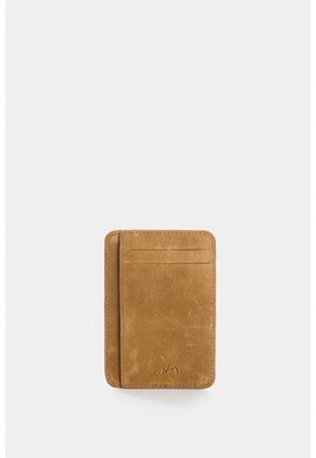 Porta Tarjetas Vértice De Cuero Para Hombre Detalle Rayas Porta Tarjetas Vértice De Cuero Para Hombre Detalle Rayas Miel VÉLEZ