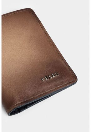 Billetera Shadow De Cuero Para Hombre Acabado Degradé Billetera Shadow De Cuero Para Hombre Acabado Degradé Arena Vélez