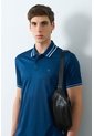 Polo Manga Corta Para Hombre Luzia Polo Manga Corta Para Hombre Luzia Azul Oscuro XXL VÉLEZ de Vélez