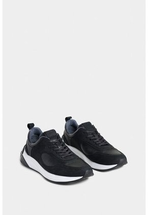 Tenis Volga De Cuero Para Hombre Cortes Gamuza Tenis Volga De Cuero Para Hombre Cortes Gamuza Negro 40 Vélez