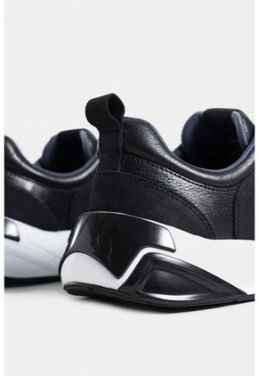 Tenis Volga De Cuero Para Hombre Cortes Gamuza Tenis Volga De Cuero Para Hombre Cortes Gamuza Negro 40 Vélez