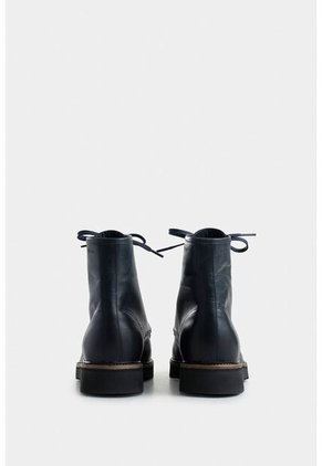 Bota Luster De Cuero Para Hombre Efecto Envejecido Bota Luster De Cuero Para Hombre Efecto Envejecido Azul Oscuro 38 VÉLEZ