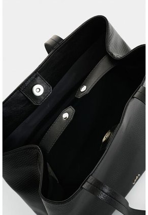 Shopping Munai En Cuero Grabado Para Mujer Shopping Munai En Cuero Grabado Para Mujer Negro VÉLEZ