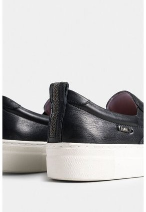 Mocasines Planos Mentha De Cuero Para Mujer Suela Tipo Caja Mocasines Planos Mentha De Cuero Para Mujer Suela Tipo Caja Negro 39 Vélez