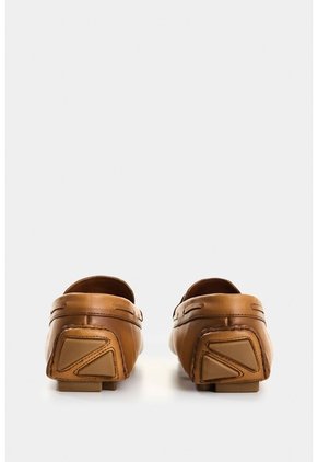 Mocasines Oporto De Cuero Para Hombre Efecto Tamponado Mocasines Oporto De Cuero Para Hombre Efecto Tamponado Miel 39 VÉLEZ