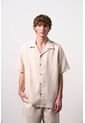 Camisa En Lino Catania Manga Corta Para Hombre Camisa En Lino Catania Manga Corta Para Hombre Arena XXL VÉLEZ de Vélez