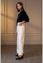 Pantalón Wide Leg Nilo Para Mujer Tiro Alto Blanco Pantalón Wide Leg Nilo Para Mujer Tiro Alto Blanco 12 Vélez de Vélez