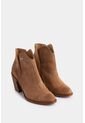 Botines Alpha De Cuero Gamuzado Para Mujer Silueta Asimétrica Botines Alpha De Cuero Gamuzado Para Mujer Silueta Asimétrica Miel 36 VÉLEZ de Vélez