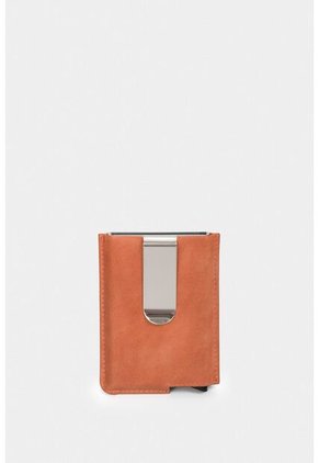 Porta Documentos De Cuero Miniwallet Porta Documentos De Cuero Miniwallet Naranja VÉLEZ