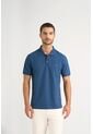 Polo Para Hombre Semi Fit Detalle Jacquard Polo Para Hombre Semi Fit Detalle Jacquard Azul Oscuro S VÉLEZ de Vélez
