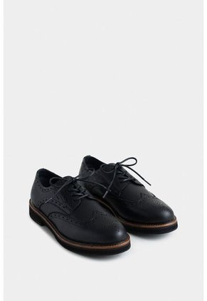 Zapatos Cordón Brogue De Cuero Para Hombre Cortes Tradicionales Zapatos Cordón Brogue De Cuero Para Hombre Cortes Tradicionales Negro 44 Vélez