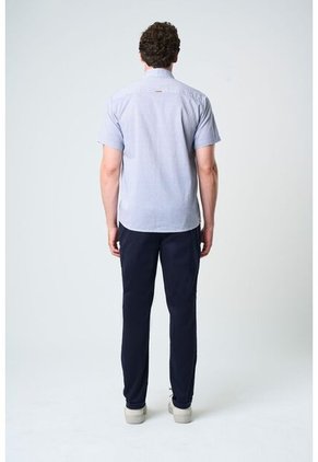 Camisa Manga Corta Enif Para Hombre Silueta Clásica Camisa Manga Corta Enif Para Hombre Silueta Clásica Azul Oscuro L VÉLEZ