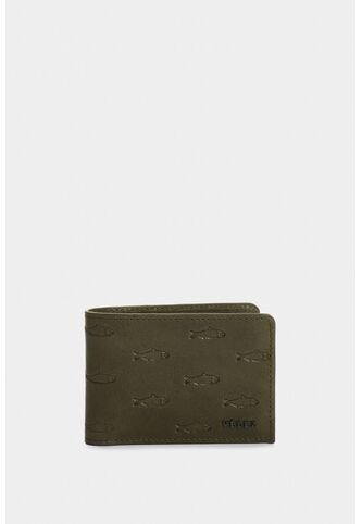 Billetera De Cuero Grabado Para Hombre Hazel Billetera De Cuero Grabado Para Hombre Hazel Verde Oliva VÉLEZ Vélez