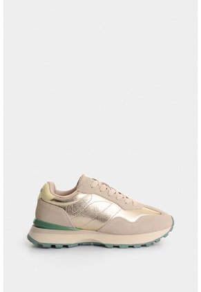 Tenis Sahara De Cuero Para Mujer Detalle Folia Tenis Sahara De Cuero Para Mujer Detalle Folia Dorado 41 VÉLEZ