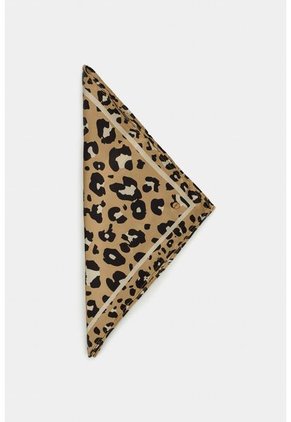 Pañuelo Animal En Tela Tipo Seda Para Mujer Estampado Natural