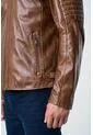 Chaqueta Belmont De Cuero Para Hombre Capucha Y Pechera Chaqueta Belmont De Cuero Para Hombre Capucha Y Pechera Miel L VÉLEZ de Vélez