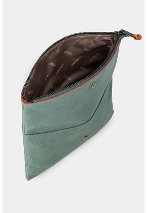 Cosmetiquera Borneo De Cuero Para Mujer Cosmetiquera Borneo De Cuero Para Mujer Agua Marina Vélez