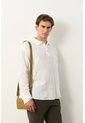 Camisa Semi-fitted Manga Larga Para Hombre Memoria Camisa Semi-fitted Manga Larga Para Hombre Memoria Crema L VÉLEZ de Vélez