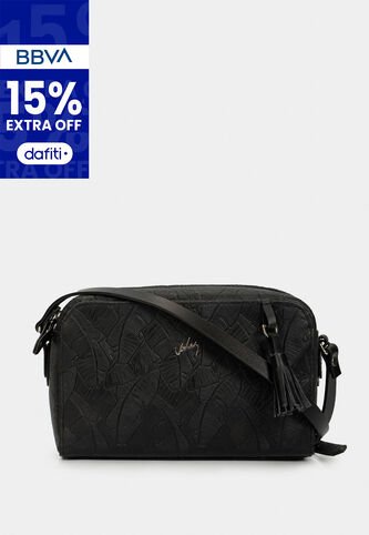 Manos Libres Verona De Cuero Para Mujer Grabado Placa Palmera Manos Libres Verona De Cuero Para Mujer Grabado Placa Palmera Negro VÉLEZ Vélez