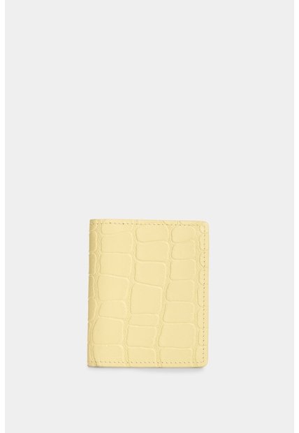 Porta Documentos En Cuero Croco Para Hombre Dino Porta Documentos En Cuero Croco Para Hombre Dino Amarillo VÉLEZ