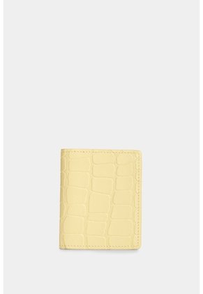 Porta Documentos En Cuero Croco Para Hombre Dino Porta Documentos En Cuero Croco Para Hombre Dino Amarillo VÉLEZ