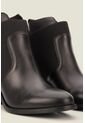 Botines Tacón De Cuero Aplique Botines Tacón De Cuero Aplique Negro 36 VÉLEZ de Vélez