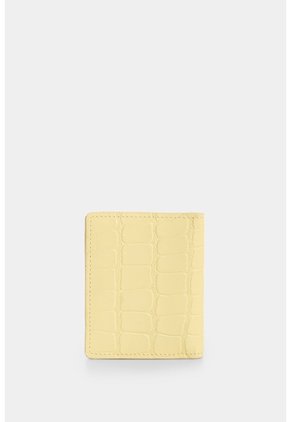 Porta Documentos En Cuero Croco Para Hombre Dino Porta Documentos En Cuero Croco Para Hombre Dino Amarillo VÉLEZ