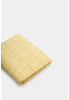 Porta Documentos En Cuero Croco Para Hombre Dino Porta Documentos En Cuero Croco Para Hombre Dino Amarillo VÉLEZ