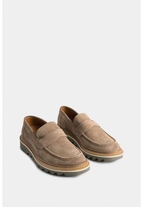 Mocasines Alessio De Cuero Gamuzado Para Hombre Antifaz Mocasines Alessio De Cuero Gamuzado Para Hombre Antifaz Arena 41 Vélez