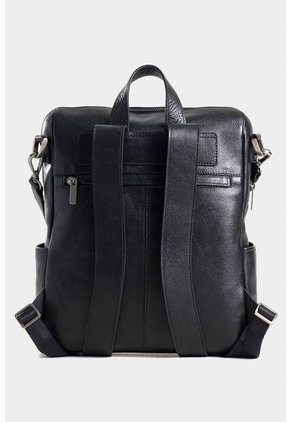 Morral Saba De Cuero Para Mujer Bolsillo Frontal Grabado Morral Saba De Cuero Para Mujer Bolsillo Frontal Grabado Negro VÉLEZ
