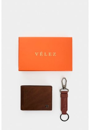 Kit Billetera + Llavero De Cuero Para Hombre Brand 2 Kit Billetera + Llavero De Cuero Para Hombre Brand 2 Brandy VÉLEZ