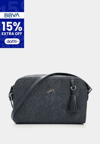 Manos Libres Verona De Cuero Para Mujer Grabado Placa Palmera Manos Libres Verona De Cuero Para Mujer Grabado Placa Palmera Azul Oscuro VÉLEZ Vélez