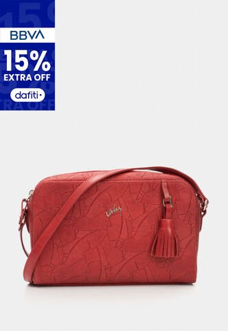 Manos Libres Verona De Cuero Para Mujer Grabado Placa Palmera Manos Libres Verona De Cuero Para Mujer Grabado Placa Palmera Rojo VÉLEZ Vélez