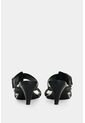 Sandalia Tacón En Cuero Para Mujer Ikal Sandalia Tacón En Cuero Para Mujer Ikal Negro 36 VÉLEZ de Vélez