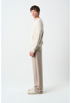 Sweater Cuello Redondo Calafate Para Hombre Efecto Texturas Sweater Cuello Redondo Calafate Para Hombre Efecto Texturas Crema S VÉLEZ