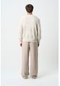 Sweater Cuello Redondo Calafate Para Hombre Efecto Texturas Sweater Cuello Redondo Calafate Para Hombre Efecto Texturas Crema S VÉLEZ de Vélez