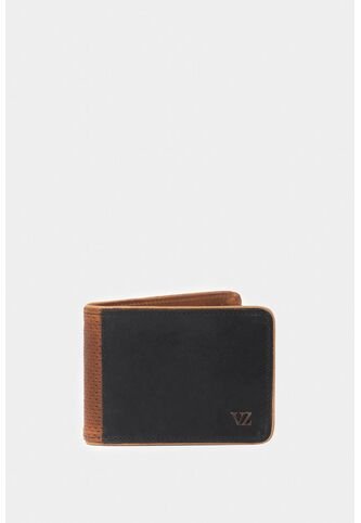 Billetera De Cuero Contrastes Billetera De Cuero Contrastes Azul VÉLEZ Vélez