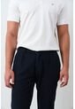 Pantalón Aron En Lino Para Hombre Ribete Cuero Pantalón Aron En Lino Para Hombre Ribete Cuero Azul Oscuro 30 VÉLEZ de Vélez