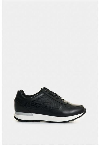Tenis De Cuero Con Detalle Grabado Para Mujer Tropical 2 Tenis De Cuero Con Detalle Grabado Para Mujer Tropical 2 Negro 38 VÉLEZ