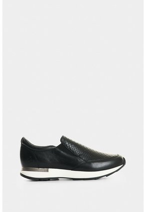 Mocasines De Cuero Grabado Para Mujer Zippa 2 Mocasines De Cuero Grabado Para Mujer Zippa 2 Negro 35 VÉLEZ