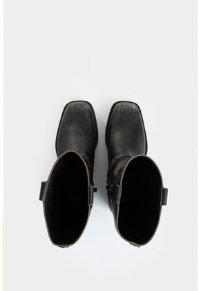 Botas Venus De Cuero Para Mujer Silueta Biker Botas Venus De Cuero Para Mujer Silueta Biker Negro 41 VÉLEZ