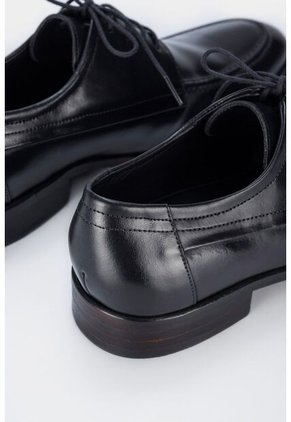 Zapatos Cordón Draco De Cuero Liso Para Hombre Vena Con Costura Zapatos Cordón Draco De Cuero Liso Para Hombre Vena Con Costura Negro 40 Vélez